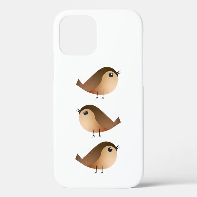 Coques Case-Mate iPhone Dessin d'Oiseau de Bruant (Verso)