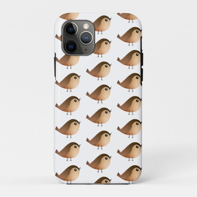 Coques Case-Mate iPhone Dessin d'Oiseau de Bruant (Dos)