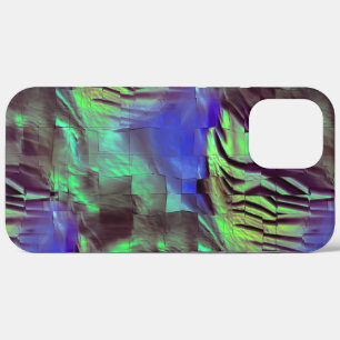 Case-Mate iPhone Case dessin en mosaïque Abstraite de vert et bleu rusti