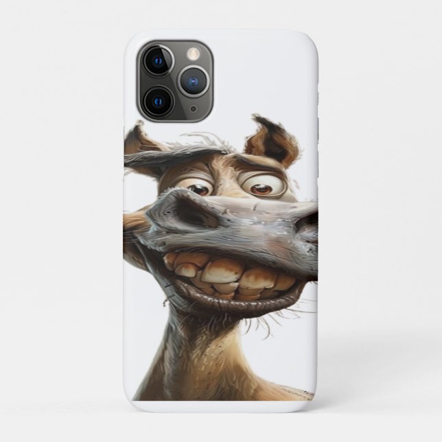 Coques Case-Mate iPhone dessin humoristique âne (Dos)