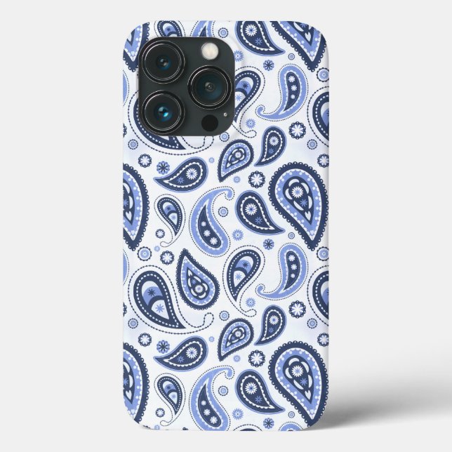 Coques Case-Mate iPhone Dessin imprimé floral paisley complexe (Verso)