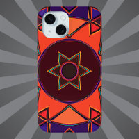 Dessin Mandala Purple et Orange