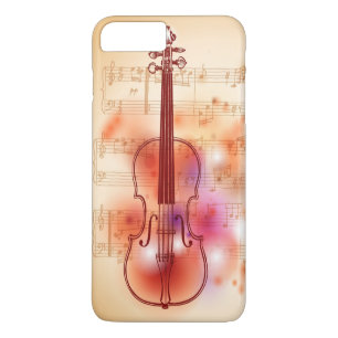 Coque Case-Mate iPhone Dessin sur l'arrière - plan d'aquarelle du violon