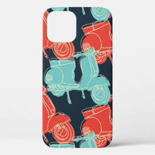 Case-Mate iPhone Case dessin vintage coloré à la main scooter s moto