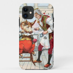 Coque Case-Mate Pour iPhone Dessin vintage : Rasage de coiffeur un porc