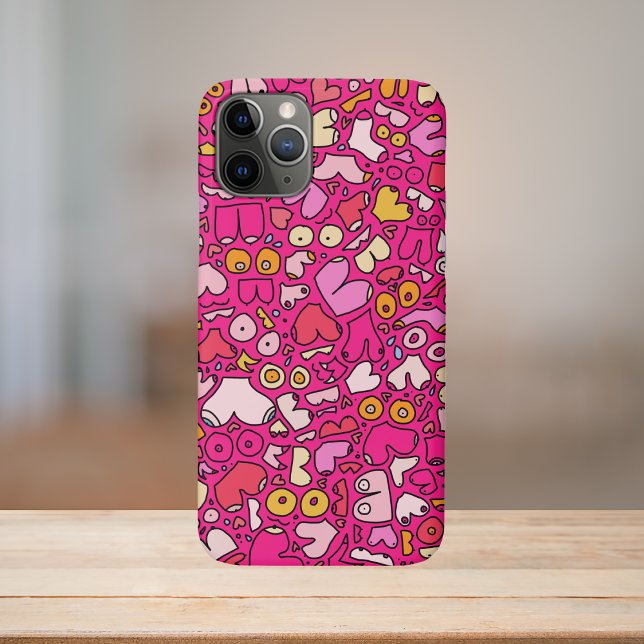 Coques Case-Mate iPhone dessous de verre en pierre motif couleur poitrine (Créateur téléchargé)