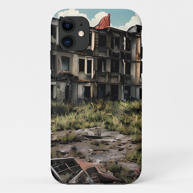 Coques Case-Mate iPhone Destruction post-apocalyptique | Bâtiments abandon (Dos)