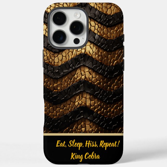Coques Case-Mate iPhone Détails texturés de peau de serpent venimeux (Verso)