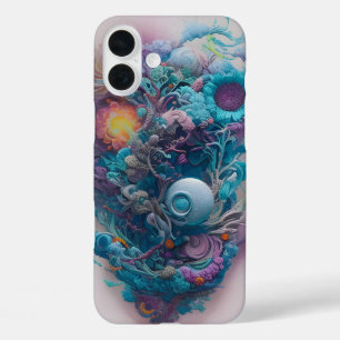 Coque Pour iPhone 16 Plus Détendez-vous et respirez profondément - Floral AI