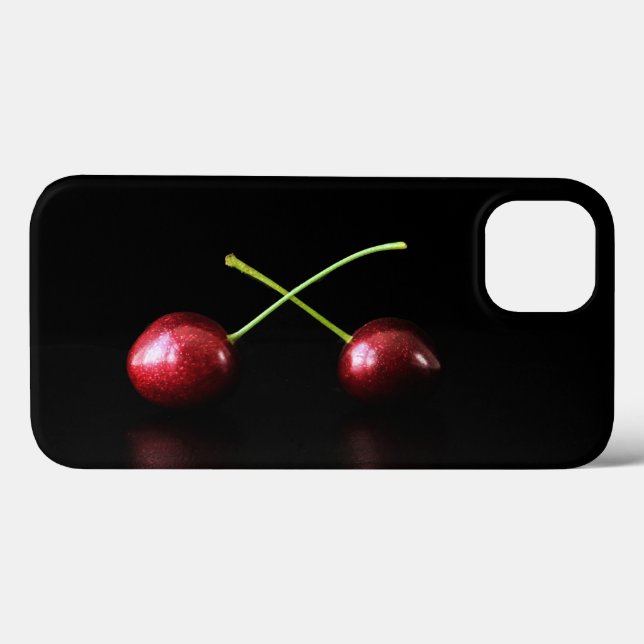 Coques Case-Mate iPhone Deux cerises iphcna (Verso (horizontal))