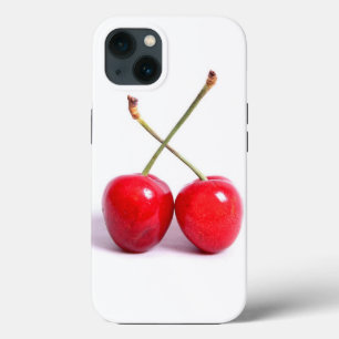Case-Mate iPhone Case Deux Cerises Rouges En Blanc