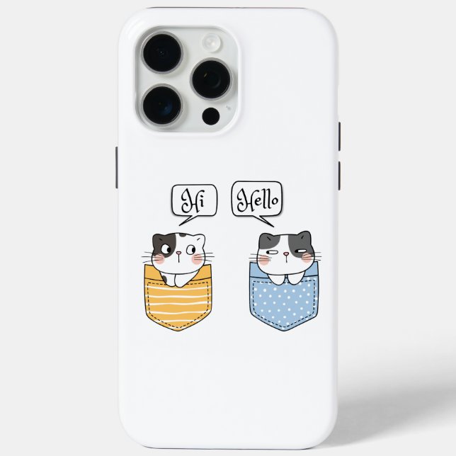 Coques Case-Mate iPhone deux chats (Verso)