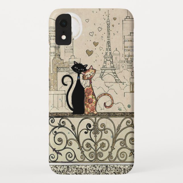 Coques Case-Mate iPhone Deux chats amoureux (Dos)