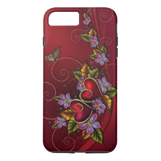 Coque iPhone 8 Plus/7 Plus Deux coeurs
