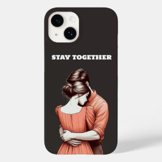 Coque Case-Mate iPhone Deux coeurs connectés| Restez unis