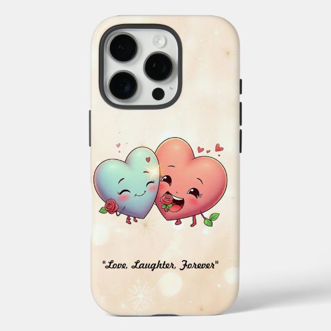 Coques Case-Mate iPhone "Deux coeurs unis" (Verso)