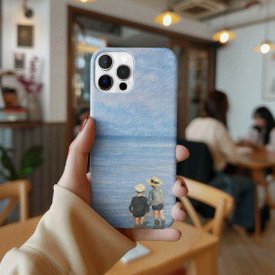Coque Case-Mate iPhone Deux enfants pataugent à Skagen Beach, PS Kroyer