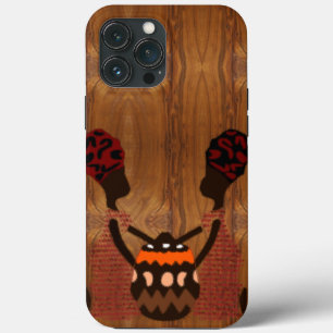 Case-Mate iPhone Case Deux femmes africaines et un panier en faux bois