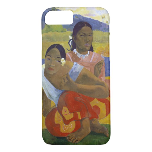 Coques Case-Mate iPhone Deux femmes tahitiennes, Gauguin (Dos)