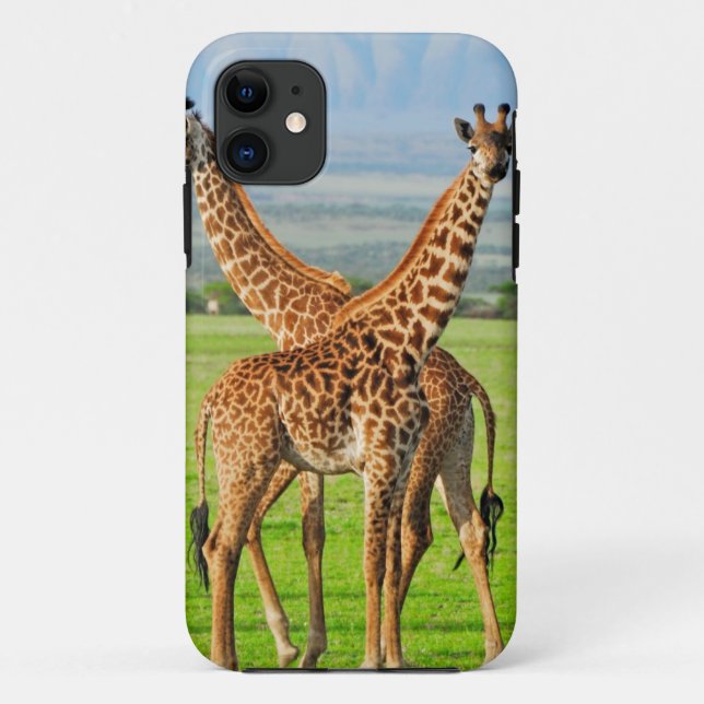 Coques Case-Mate iPhone Deux girafes (Dos)