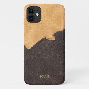 Case-Mate iPhone Case Deux hommes en cuir monogramme