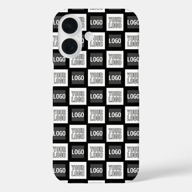 Coques Case-Mate iPhone Deux logos ou images Motif répétitif (Verso)