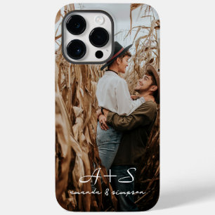 Coque Case-Mate iPhone Deux noms de script photo Monogramme