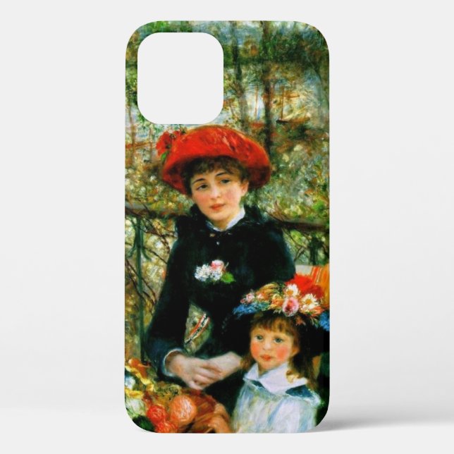 Coques Case-Mate iPhone Deux Soeurs en terrasse par Renoir (Verso)