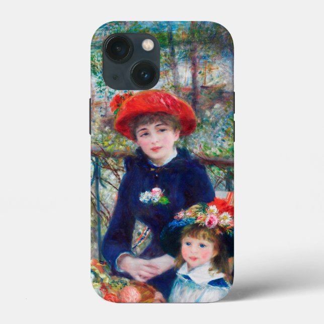 Coques Case-Mate iPhone Deux Soeurs (En Terrasse) Pierre Auguste Renoir (Verso)