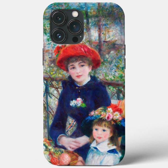 Coques Case-Mate iPhone Deux Soeurs (En Terrasse) Pierre Auguste Renoir (Verso)
