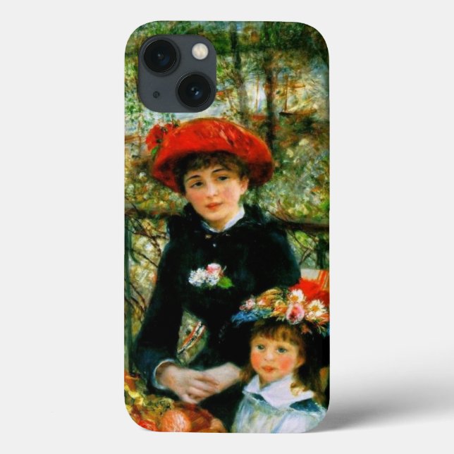 Coques Case-Mate iPhone Deux Soeurs sur la terrasse (Verso)