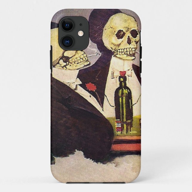 Coques Case-Mate iPhone Deux squelettes vintages (Dos)