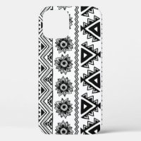 Deuxième ethnie tribale, motif sans coutures.