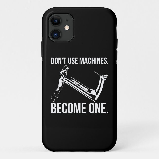 Coques Case-Mate iPhone Devenez Une Machine, Une Fille Forte Lifting tapis (Dos)