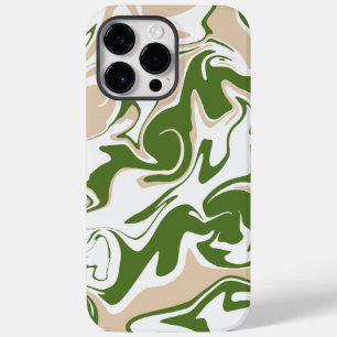 Coque Case-Mate iPhone Déversement - Blanc, Sable et Palm Green
