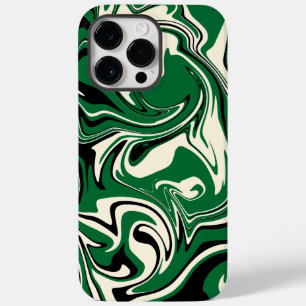 Coque Case-Mate iPhone Déversement - vert, crème et noir