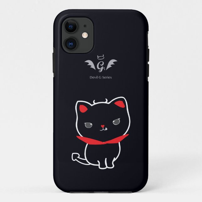 Coques Case-Mate iPhone Devil Chat Nikolas Classic (Dos)