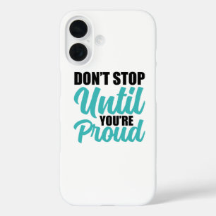 Coque Pour iPhone 16 Devis de réalisation axée sur les objectifs