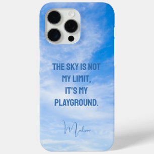 Coque Case-Mate iPhone Devis Sky de nom personnalisé