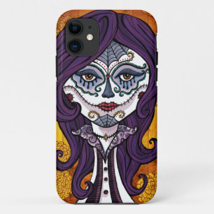 Coque Case-Mate Pour iPhone Dia de los Muertos iphone4 coque-orange