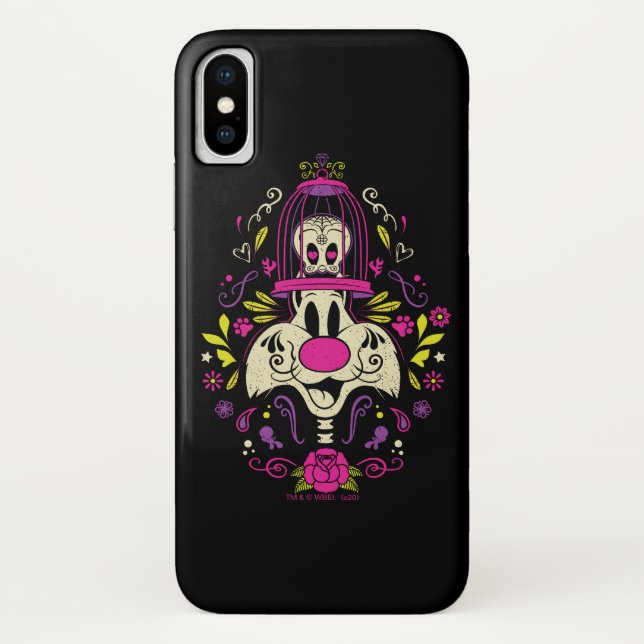 Coques Case-Mate iPhone Día De Los Muertos TWEETY™ & SYLVESTER™ (Dos)