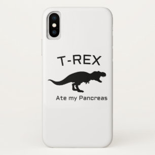 Case-Mate iPhone Case Diabétique drôle de T-Rex du diabète drôle T1D de
