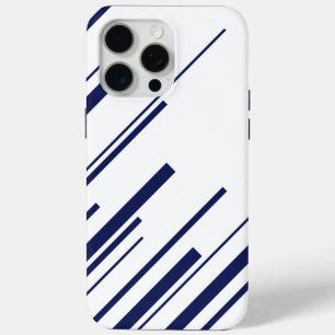 Coque Case-Mate iPhone Diagonales en bleu et blanc