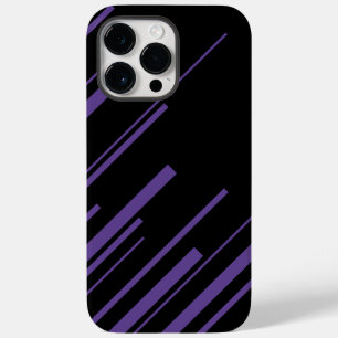 Coque Case-Mate iPhone Diagonales en violet et noir
