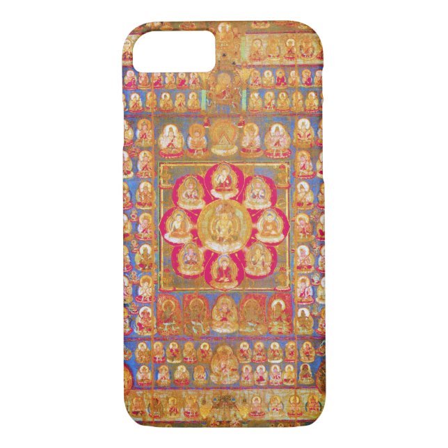 Coques Case-Mate iPhone Diagramme cosmique Mandala pour la méditation (Dos)