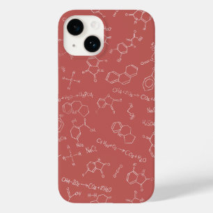 Coque Case-Mate iPhone Diagramme de chimie conception rose pâle