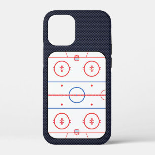 Case-Mate iPhone Case Diagramme de la patinoire de hockey sur fibre de c