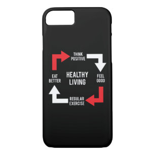 Coque Case-Mate iPhone Diagramme des modes de vie sains - Motivation de l