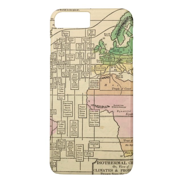 Coques Case-Mate iPhone Diagramme isotherme, productions (Dos)