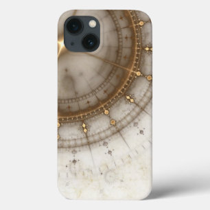 Etui iPhone 13 Diagramme nautique antique, grunge